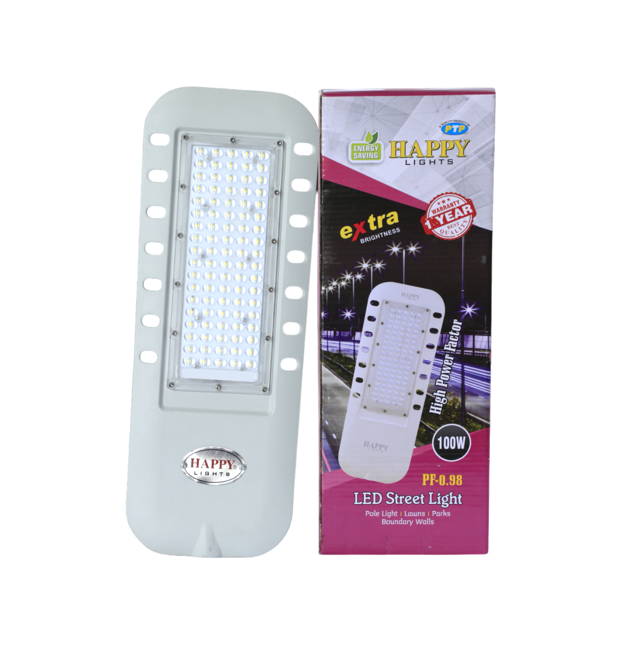 Buy 100W LED Street Light in Pakistan - Extra Bright - Happy Lights