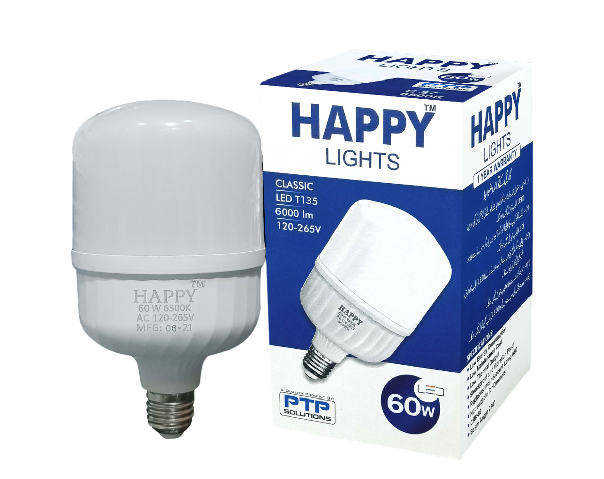 60W LED BULB - 60W LED Bulb Price in Pakistan - Happy Lights